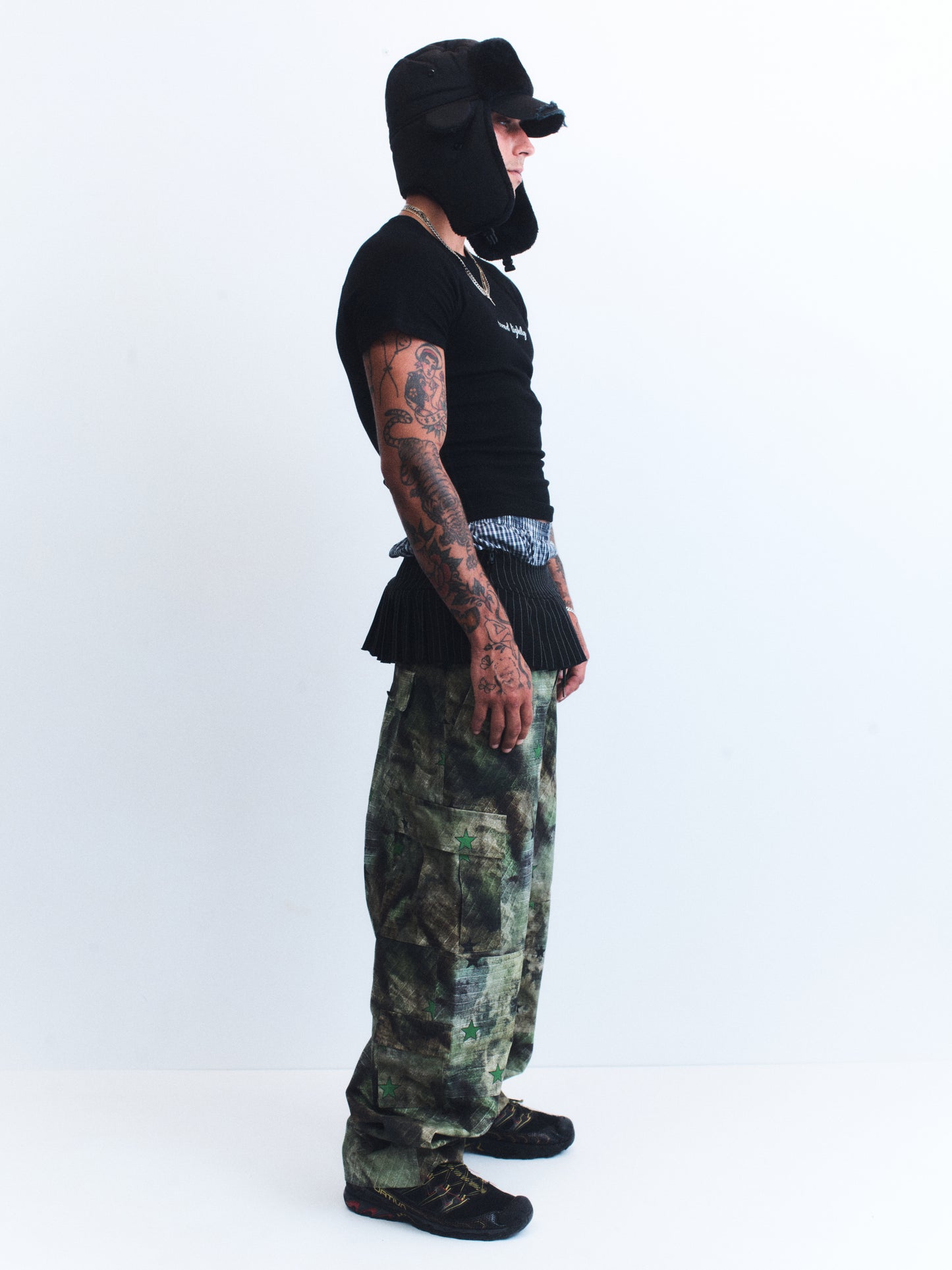 3. TREAD LIGHTLY BLACK TEE