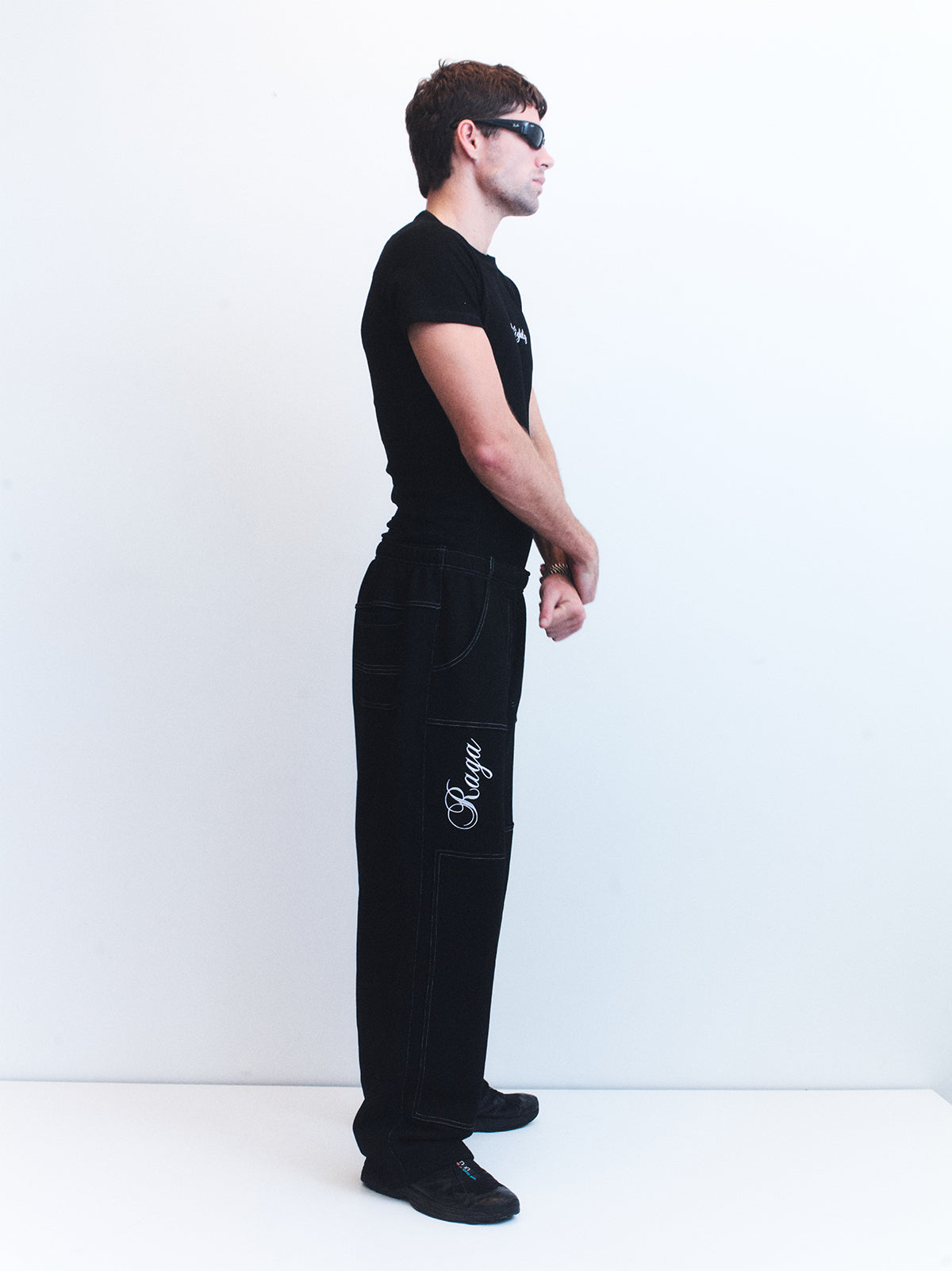 6. ZIPO BLACK TRACK PANTS