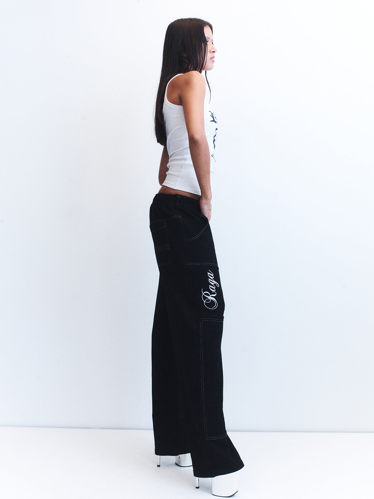 6. ZIPO BLACK TRACK PANTS