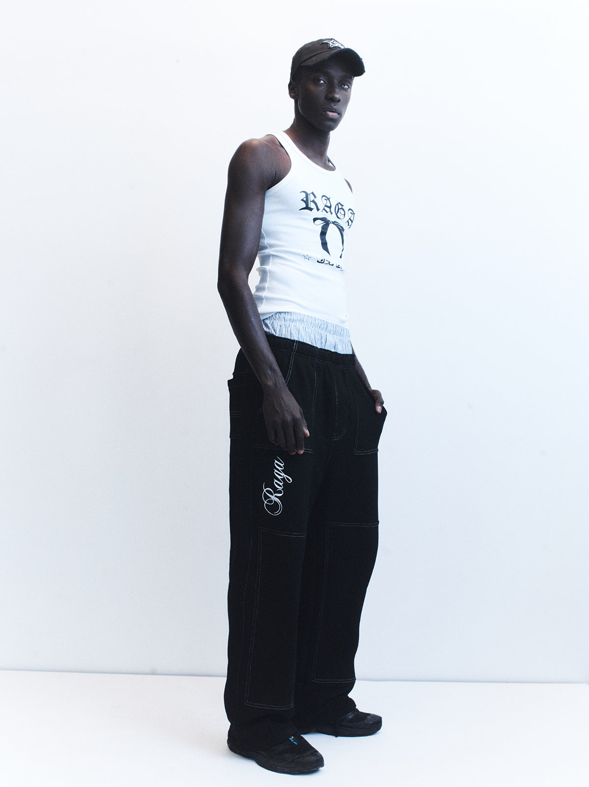6. ZIPO BLACK TRACK PANTS