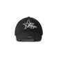 L. BLACK STAR TRUCKER HAT