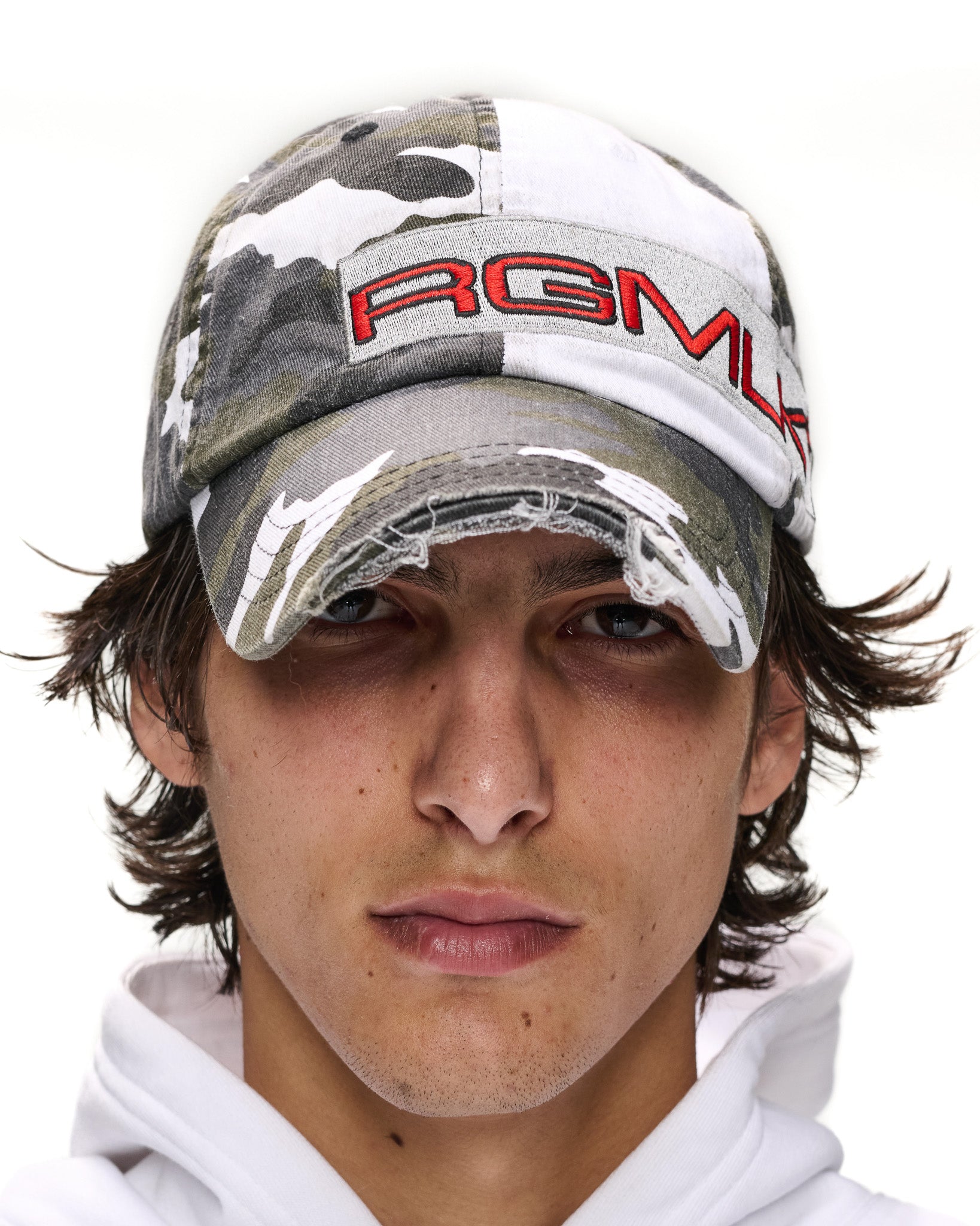 RAGA MALAK 白　キャップ WHITE CAMO CAP – RAGA MALAK