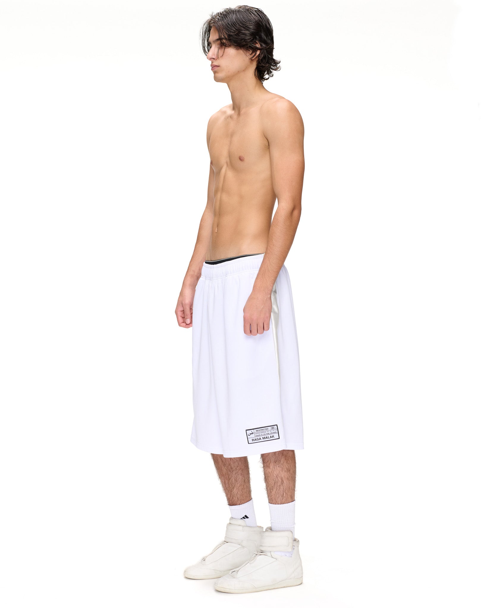 RESTRICTED SHORTS - WHITE