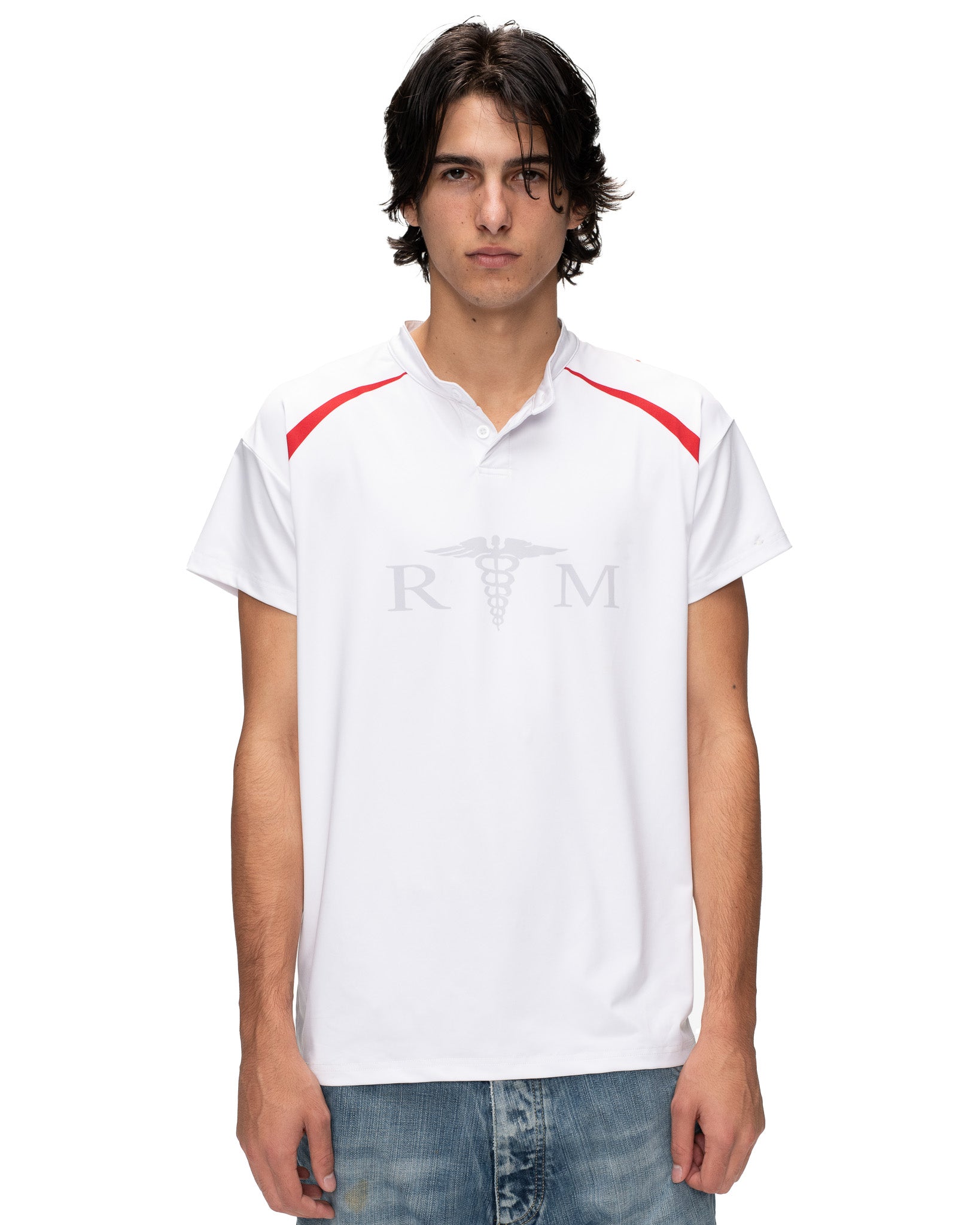 WHITE R+M FOOTBALL JERSEY