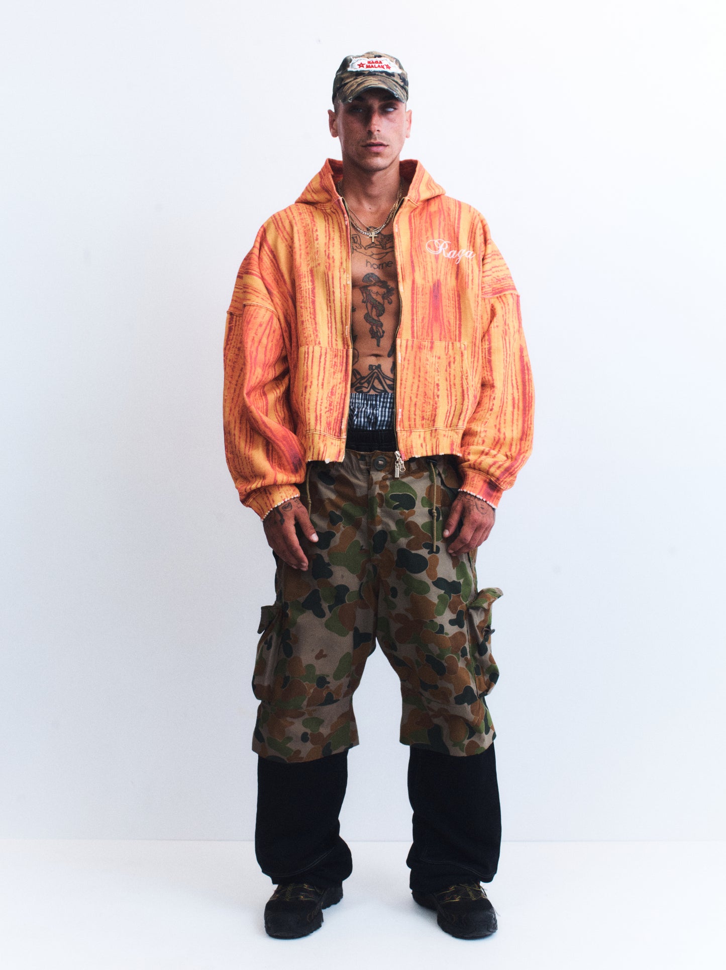 7. CHAPEL HOODIE - STRIPE PRINT