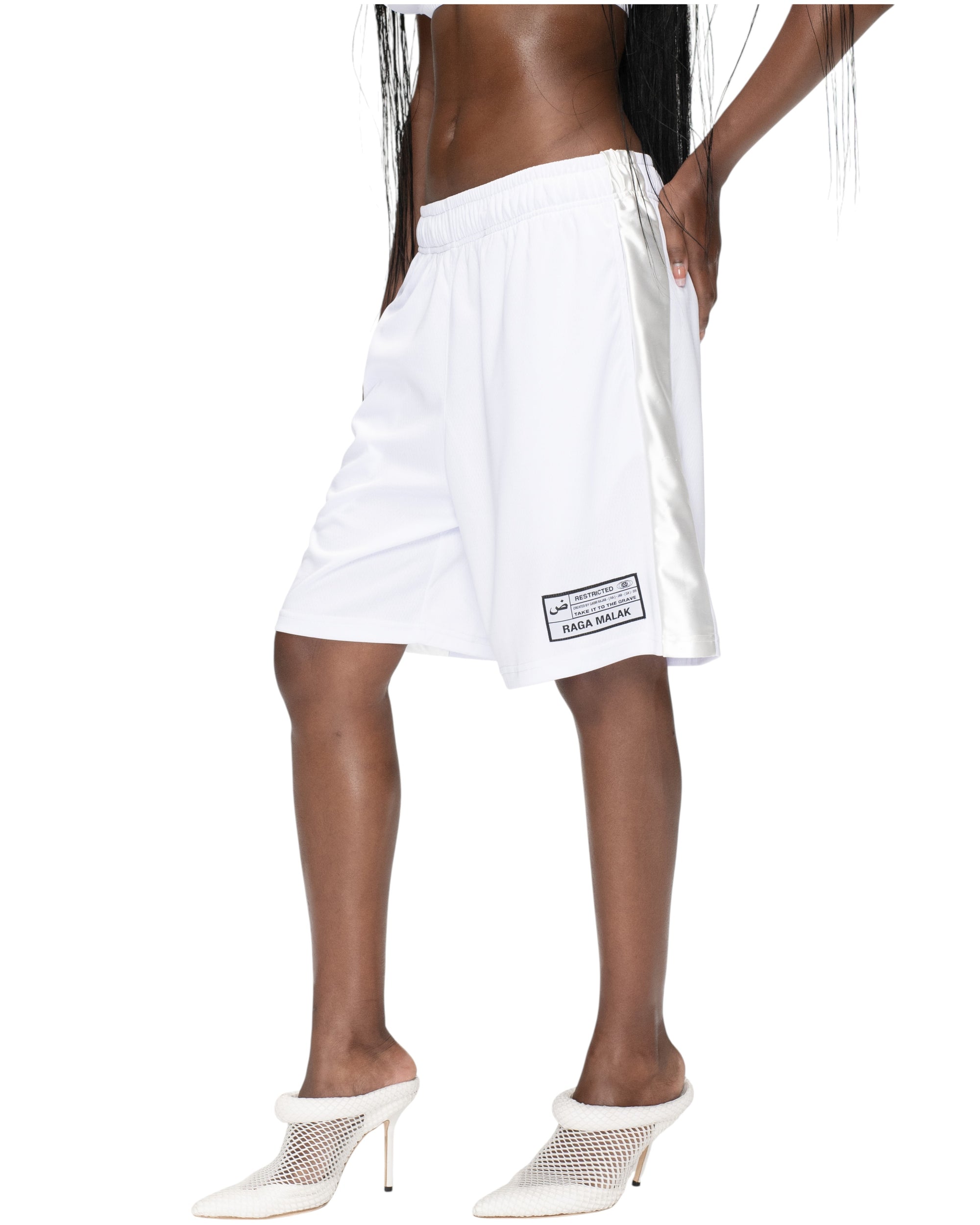 RESTRICTED SHORTS - WHITE