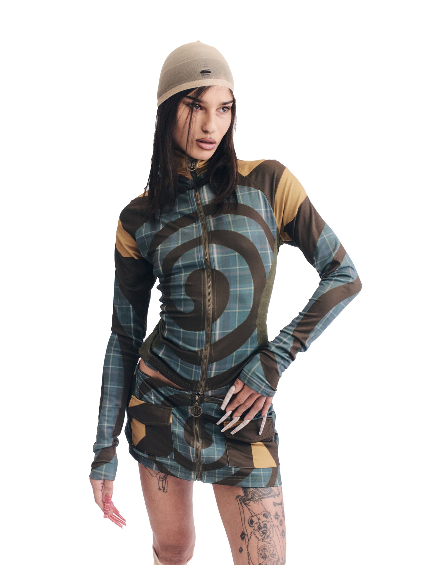 SPIRAL ZIP UP