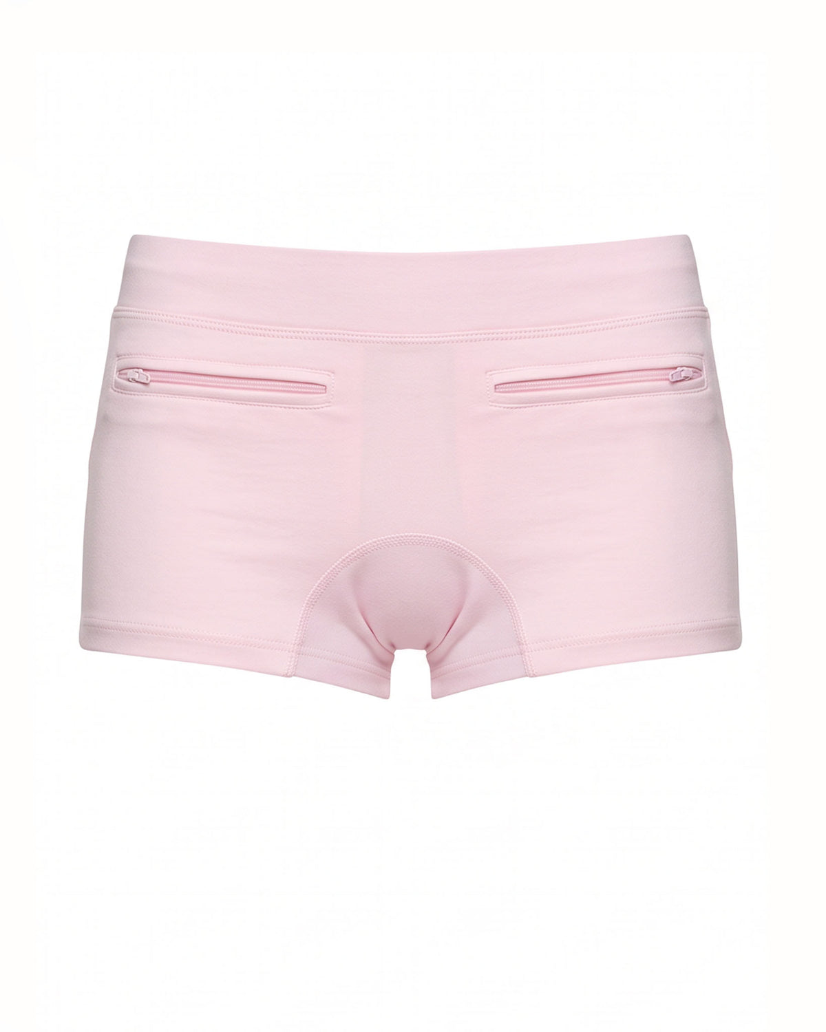 PINK DOUBLE ZIPPER SHORT
