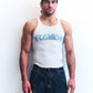 J. RIBBED RAGA TANK