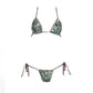 CC . DENIM PRINT ZYZZ BIKINI TOP
