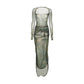 CCC. TRIPOLI DENIM PRINT MESH DRESS